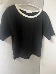 MM6 メゾンマルジェラ ビスチェデザインTシャツ フェイクレイヤード M