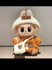 ラボットアクセサリー/ハンドメイド くまちゃんニットベレー帽子