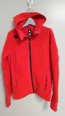 DESCENTE デサント 起毛 WHO ジップアップフーディー レッドのサムネイル