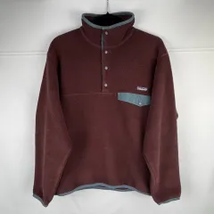 11FW patagonia(パタゴニア) Synchilla（シンチラ） スナップ-T ブラウン/グレー Columbia コロンビア