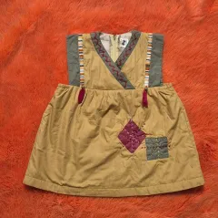 pup eye キルティング ミニワンピース チュニック キッズ 95