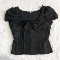 チェリーリボンチョーカー クリップ ボルドー Amavel axes femme 