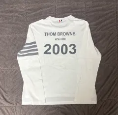 25fw Thom Browne 2003 斜めボーダー ロングスリーブ Tシャツ サイズ3のサムネイル