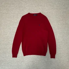 POLO RALPH LAUREN ニットセーター red