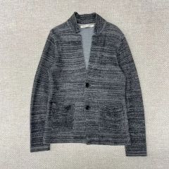 23区HOMME Blanc グレー ニットジャケット カーディガン サイズ46 