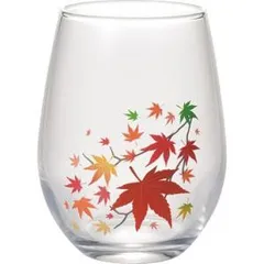 【新品・2営業日で発送】丸モ高木陶器 冷感 フリーグラス 紅葉 J0752-048-03
