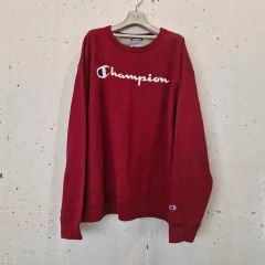03M798◯ Champion ボルドー 刺繍 スウェット トレーナー 2XL - メルカリ