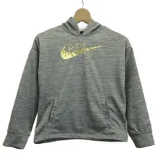 ナイキ NIKE パーカー フーディー グレー 長袖 杢調 ロゴプリント 裏起毛 /PP ■ECA003
