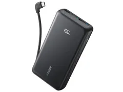【新品・3営業日で発送】ANKER アンカー Anker Zolo Power Bank (20000mAh 22.5W Built-In USB-Cケーブル) ブラック