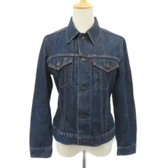 リーバイス Levi's 78500 デニムジャケット Gジャン ジージャン 上着 M 紺 ネイビー ミドル丈 /YS38 ■ECD002