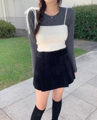 andmary Zoey velour set dress black - メルカリ