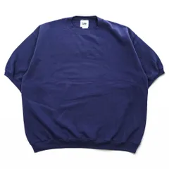 Lee SPORT 90年代 ヴィンテージ 半袖 スウェット トレーナー L ネイビー 裏起毛 ブランク 無地