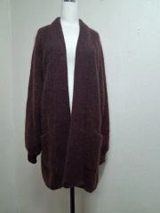 ニーマンマーカス メランジ カーディガン Vネック 長袖 リブ M 橙 ニーマンマーカス メランジ カーディガン Vネック 長袖 リブ M 橙