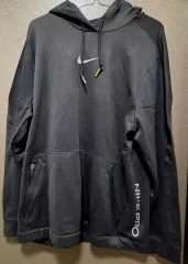 XL NIKE プロ ブラック フードTシャツ