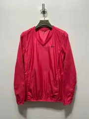 80 NIKE ピンク色 Vネック ウィンドブレーカー ゴルフウェア レディースのサムネイル