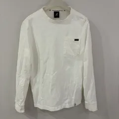 カンゴール 白 ポケット 長袖Tシャツ Sのサムネイル