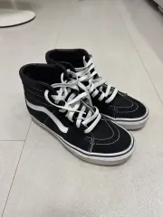 VANS スケート ハイ ブラック 235