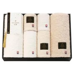 【新品・5営業日で発送】トクダ 今治 IMABARI殿堂-天然水仕上げ- 日本製 愛媛今治 タオルセット 【バスタオル・フェイスタオル・ハンドタオル×各2】 B2155049