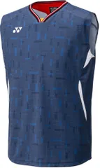 【新品・5営業日で発送】YONEX ヨネックス メンズゲームシャツ(ノースリーブ) (10701) 色 : デニムネイビー サイズ : XO 