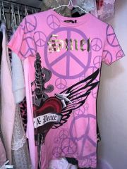 00s VICE FAIRY レオパード 英字 Tシャツ お兄系 平成 y2k - メルカリ
