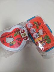 レア・新品未使用品】ハローキティ お弁当箱セット お箸 1985年 - メルカリ