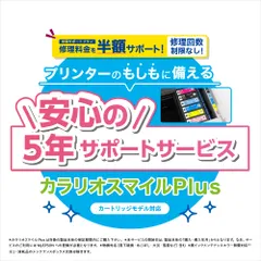 エプソン カートリッジモデル用サービスパック 半額サポート カラリオスマイルPLUS SL30CD5R 購入同時5年間 ホワイト