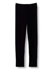 新品 [オカモト] くろぱん 綿混 スパッツ のびのび 10分丈 キッズ スクール 制服 通園 通学 オーバーパンツ 919-901 1枚組 105~115 ブラック