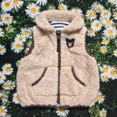 ミキハウス ミッキーハウス ダブルビー リバーシブル ベスト キッズ 90