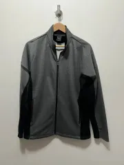 ミズノ グレー/ブラック トレーナー ジャケット XL