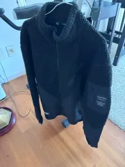 GU アンダーカバー ブラック フリース ジャケット