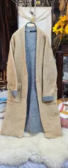 ウールスタイルココジェニ ロングカーディガン ベージュ