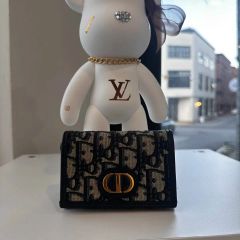 美品】ディオール モンテーニュ 長財布 ラウンドファスナー お札 小銭 