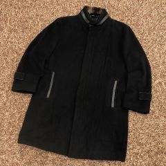 ✨美品✨ピエールカルダン ピュアカシミヤ100% ロングコート 黒 170