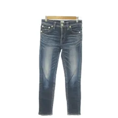 ロデオクラウンズ Rodeo Crowns DENIM WEAR デニム ジーンズ 26 青 ブルー インディゴ ウォッシュ加工 スキニーシルエット /AO37 ■GY70