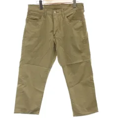 リーバイスプレミアム Levis PReMIUM パンツ チノパン W30 ベージュ 無地 クロップド丈 /GG ■ECD001