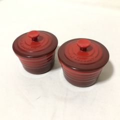 ルクルーゼ ソルトペッパー ミニココット マグネット - メルカリ