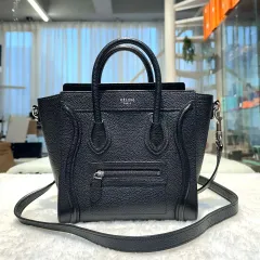 Celine セリーヌ ラゲージバッグ ナノ ブラック-H102802