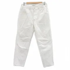 ユナイテッドアローズ UNITED ARROWS テーパードパンツ アンクル丈 L 白 ホワイト /SM24 ■ECA001