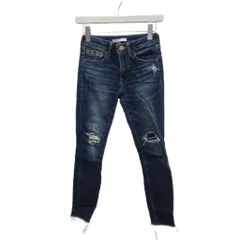 アズールバイマウジー AZUL by moussy デニム ジーンズ XS 青 ブルー ダメージ加工 /AQ ■OS ■GY58