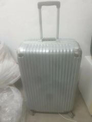 み*ん様 シルバー キャリーケース スーツケース 横型 - メルカリ