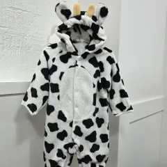 日本 60's 白黒乳牛キャラクター宇宙服スーツ