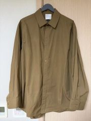 HED MAYNER オーバーサイズノーカラーシャツ - メルカリ