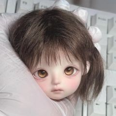 樹脂粘土ドールヘッド 回転式アイチェンジ ハンドメイド - メルカリ