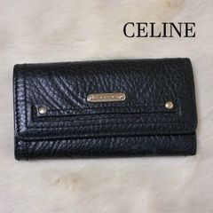美品✨　セリーヌ　キーケース　6連　レザー　黒マカダム柄 CELINE - CELINE セリーヌ マカダム柄 6連 キーケースの通販 by れあ's