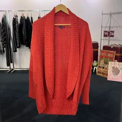 S トミーヒルフィガー アルパカ カーディガン ロング丈