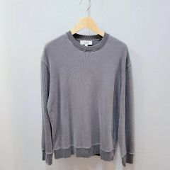 Gran Sasso グランサッソ ジャカードコットンニット 50 ブルー - メルカリ