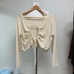 新品 オーバーサイズ シャーリング 長袖 Tシャツ
