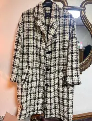 Isabel Marant ツイード チェック ジャケット コート 40のサムネイル