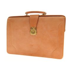 GUCCI グッチ レザー アタッシュケース ビジネスバック ブラウン