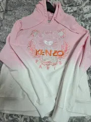 KENZO タイガー 刺繍 ピンク グラデーション フードTシャツ Mのサムネイル